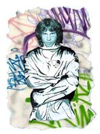 Mart Signed - Jim Morrison (art is a disease)