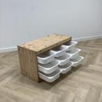 Tweedehands Schoolkast vv 9 bakken, (hxbxd) 52x93x43 cm,, Huis en Inrichting, Kasten | Overige, Ophalen of Verzenden, Gebruikt