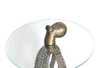 Ronde bijzettafel WILDLIFE OCTOPUS 70cm messing goud metalen, Huis en Inrichting, Tafels | Sidetables, Ophalen of Verzenden, Nieuw