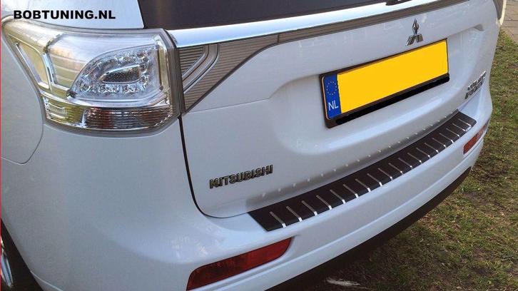 Carbon rvs bumperbescherming Mitsubishi Outlander 2012-2015, Auto-onderdelen, Carrosserie en Plaatwerk, Nieuw, Ophalen of Verzenden