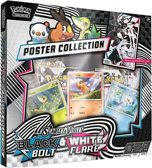 Pokemon - Black Bolt & White Flare Unova Poster Collection |, Hobby en Vrije tijd, Verzamelkaartspellen | Pokémon, Nieuw, Verzenden