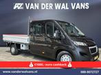 Peugeot Boxer | 2.2 Blue HDi 140 pk Pick up 7 Persoons, Auto's, Gebruikt, Euro 6, Zwart, Dealer onderhouden