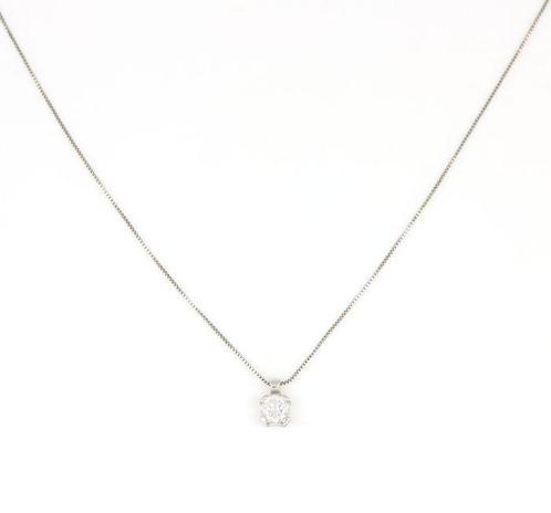 Zonder Minimumprijs - Halsketting - 18 karaat Witgoud -, Sieraden, Tassen en Uiterlijk, Kettingen