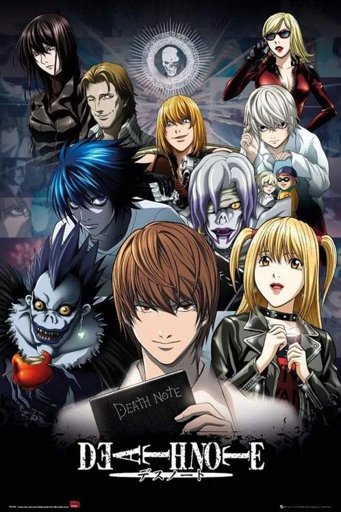 Poster Death Note Collage 61x91,5cm, Verzamelen, Posters, Nieuw, A1 t/m A3, Verzenden