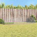 vidaXL Konijnenkooi Zilver 215 x 100 x 85 cm Gegalvaniseerd, Dieren en Toebehoren, Knaagdieren en Konijnen | Hokken en Kooien