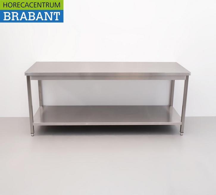 HCB RVS Werktafel Tafel Basic-line 200 x 70 x 85 cm Horeca, Zakelijke goederen, Horeca | Keukenapparatuur, Nieuw in verpakking