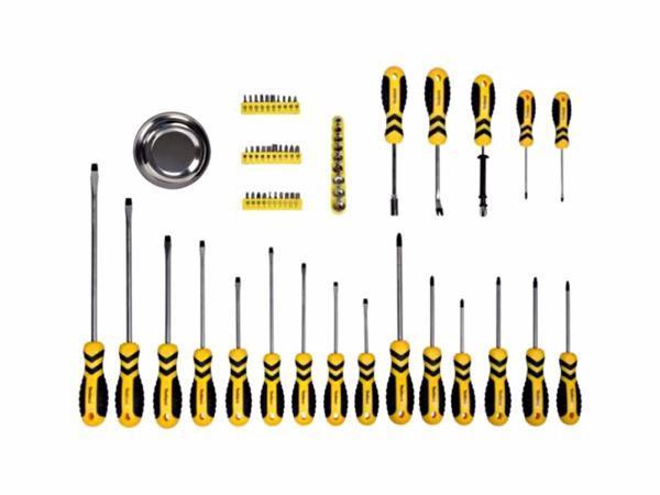 Veiling - Toolland HSET04N 60-delige schroevendraaier- en bi, Doe-het-zelf en Verbouw, Gereedschap | Handgereedschap