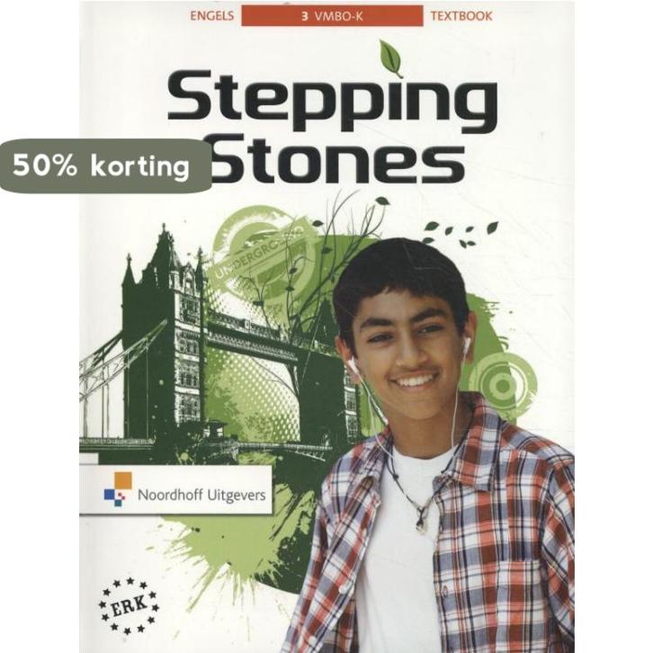 3 vmbo-kader / Stepping Stones / textbook 9789001833800, Boeken, Schoolboeken, Gelezen, Verzenden