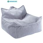 Kinder zitzak stoel - Corduroy - Blueberry (meubelen), Ophalen of Verzenden, Nieuw