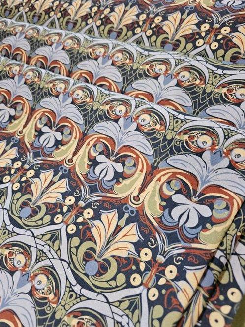 William Morris Art Nouveau-stof, Arts and Crafts -, Antiek en Kunst, Antiek | Kleden en Textiel