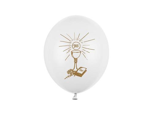 Communie Ballonnen 27cm 6st, Hobby en Vrije tijd, Feestartikelen, Nieuw, Verzenden