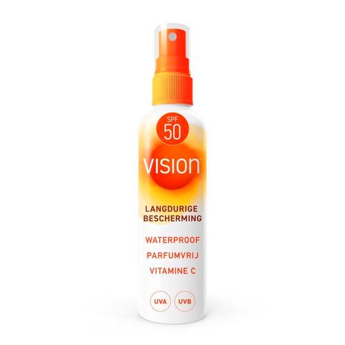 Vision SPF50 Zonnebrand Spray, Sieraden, Tassen en Uiterlijk, Uiterlijk | Lichaamsverzorging, Nieuw, Verzenden