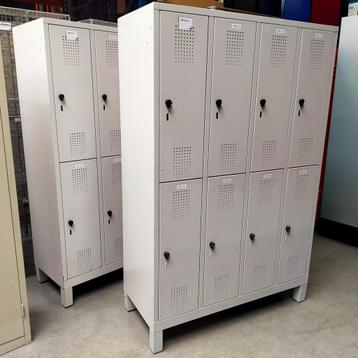 8-deurs CeHa lockerkast - 185x120x50 cm beschikbaar voor biedingen