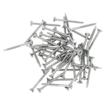 50 stuks spaanplaatschroef rvs 4.0 x 40 mm platkop met beschikbaar voor biedingen
