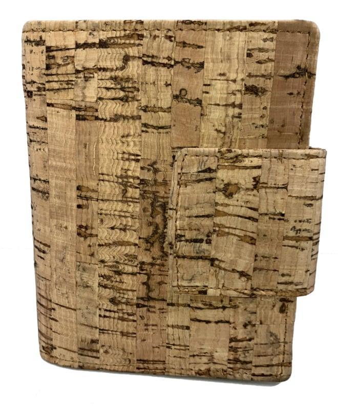 Portrait  ritsportemonnee met overslag van kurk, model Clov, Sieraden, Tassen en Uiterlijk, Portemonnees, Nieuw, Verzenden