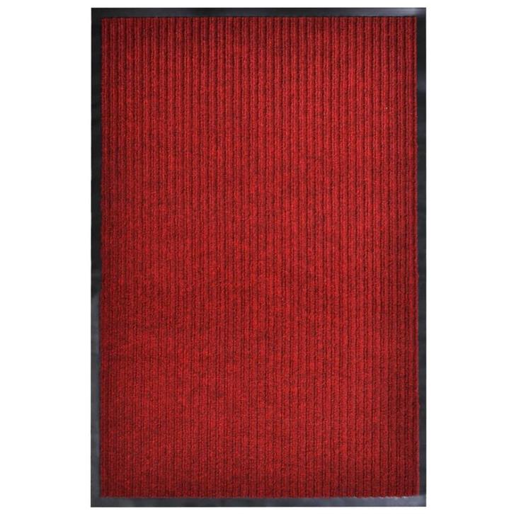 vidaXL Deurmat 117x220 cm PVC rood, Tuin en Terras, Deurmatten, Nieuw, Verzenden