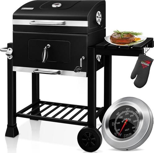 Houtskoolbarbecue - XL Barbecue / bbq - met deksel en, Tuin en Terras, Houtskoolbarbecues, Verzenden