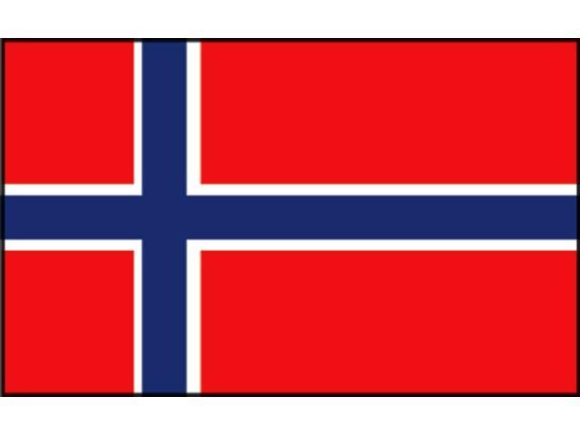 Vlag Noorwegen, Watersport en Boten, Bootonderdelen, Nieuw, Zeilboot of Motorboot, Ophalen of Verzenden