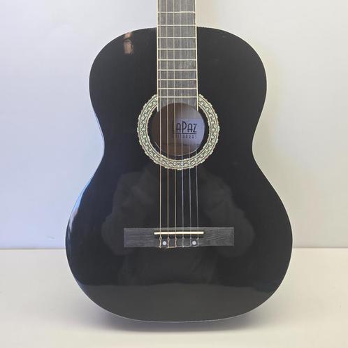 LaPaz 002 BK Klassieke Gitaar zwart | Nette Staat, Muziek en Instrumenten, Snaarinstrumenten | Gitaren | Elektrisch, Nieuw, Ophalen of Verzenden
