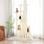 vidaXL Kattenmeubel met sisal krabpalen 190 cm crèmekleurig, Dieren en Toebehoren, Katten-accessoires, Verzenden, Nieuw