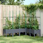 vidaXL Plantenbak met latwerk 160x120x142,5 cm polypropeen, Tuin en Terras, Verzenden, Nieuw, Kunststof