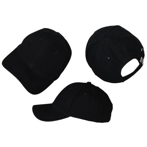 Basic Blanco Pet Zwart 3 Stuks, Kleding | Heren, Hoeden en Petten, Verzenden
