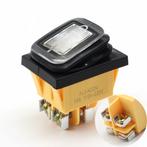 Orbit Electronic Wipschakelaar ON-OFF - 4-pins - 30x22mm -, Verzenden, Nieuw