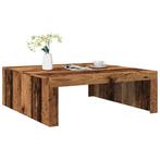 vidaXL Salontafel 100x100x35 cm bewerkt hout oude, Verzenden, Nieuw, Overige houtsoorten, 100 tot 150 cm