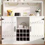 Modern Dressoir met Wijnglasrek – 120×40×120 cm, Huis en Inrichting, Verzenden, Nieuw