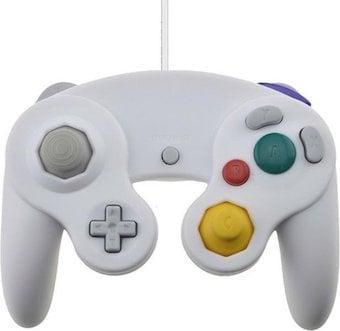 Gamecube Controller Wit (Third Party) (Gamecube Accessoires), Spelcomputers en Games, Spelcomputers | Nintendo GameCube, Zo goed als nieuw