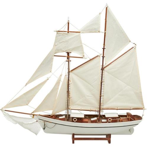 Zeilboot Model Belle Poule 90cm Wit, Hobby en Vrije tijd, Modelbouw | Boten en Schepen, Ophalen of Verzenden