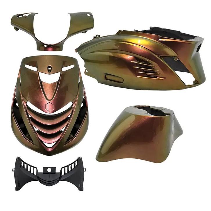 RS-1 Kappenset - Piaggio Zip - 5 delig - met SP neus en de, Fietsen en Brommers, Brommers | Tuning en Styling, Ophalen of Verzenden