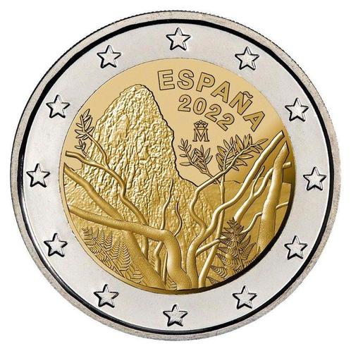Spanje 2 Euro Garajonay 2022, Postzegels en Munten, Munten | Europa | Euromunten, Verzenden
