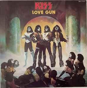 LP gebruikt - Kiss - Love Gun, Cd's en Dvd's, Vinyl | Hardrock en Metal, Zo goed als nieuw, Verzenden