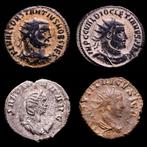 Romeinse Rijk. Constantius I, Salonina, Tetricus II &, Postzegels en Munten