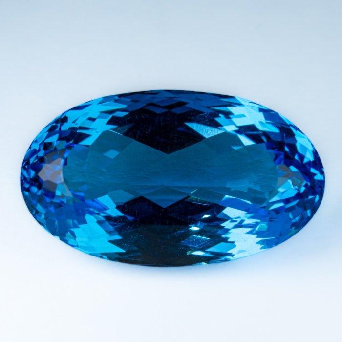 Blauw Topaas - 37.98 ct - International Gemological, Sieraden, Tassen en Uiterlijk, Edelstenen