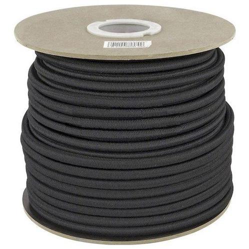 50 meter Elastisch Touw - 4 mm - ZWART - elastiek op rol, Doe-het-zelf en Verbouw, Overige Doe-het-zelf en Verbouw, Verzenden