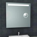 Wiesbaden Tigris spiegel vierkant met LED en scheerspiegel, Ophalen of Verzenden, Nieuw, Bad