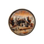 19th French Art - Snuifdoos - Glas, Messing, karton, Antiek en Kunst