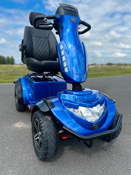Scootmobiel TTZ Electric 22 km/u met radio+stoelverwarming, Diversen, Brommobielen en Scootmobielen, 46 km of meer, 16 km/u of meer