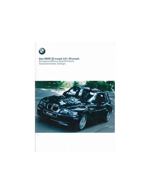 1999 BMW Z3 ROADSTER / M COUPE BROCHURE DUITS, Boeken, Auto's | Folders en Tijdschriften, BMW