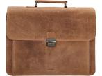 Old West Laptoptas 17,3 inch (43 cm) - Bruin, Verzenden, Nieuw