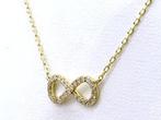 Ketting met hanger - 14 karaat Geel goud - 0.21ct. tw., Sieraden, Tassen en Uiterlijk, Antieke sieraden