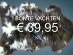 Schapenvacht BONTE schapenhuid 100% echte schapenvel € 39,95, Huis en Inrichting, Ophalen of Verzenden, Nieuw