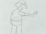 The Simpsons - 1 Originele tekening van oude Joodse man,, Nieuw in verpakking