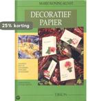 DECORATIEF PAPIER 9789051215359 M. Koning-Kunst, Verzenden, Zo goed als nieuw, M. Koning-Kunst