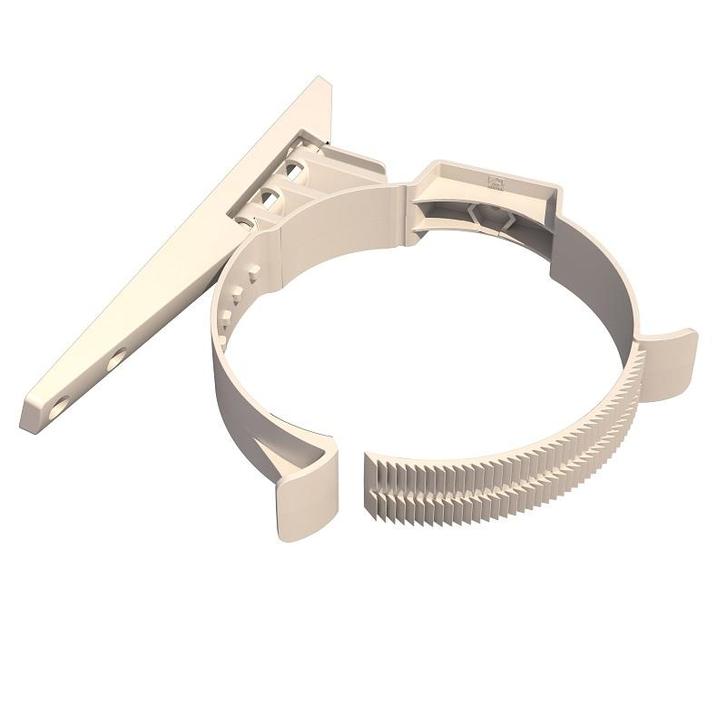 Ubbink dakbeschotbeugel PP 110-131 - WIT (0169026), Doe-het-zelf en Verbouw, Ventilatie en Afzuiging, Nieuw, Verzenden
