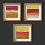 Noelia Correa Art - 3 Paintings Bixon, Antiek en Kunst