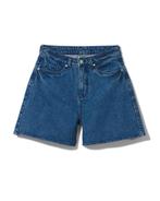 HEMA Dames denim short middenblauw, Verzenden, Nieuw
