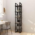 vidaXL Boekenkast met 5 schappen 40x30x175 cm massief, Huis en Inrichting, Kasten | Boekenkasten, Minder dan 50 cm, Verzenden